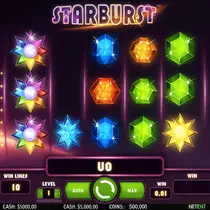 AllySpin - Starburst Slot Game - NetEnt Classic with Wild Symbols