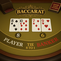 AllySpin - Baccarat Table Game - High Stakes Elegance